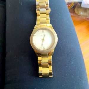 Skagen gold tone watch